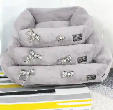 Pb111s Cama Plush Con Moños