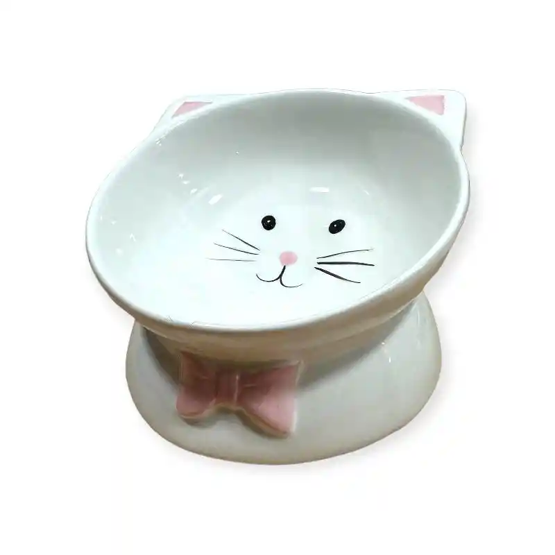 Comedero Ceramico Gatito