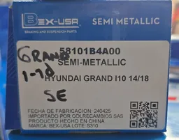 Pastillas De Freno Grand I10