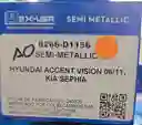Pastillas De Freno Hyundai Vision