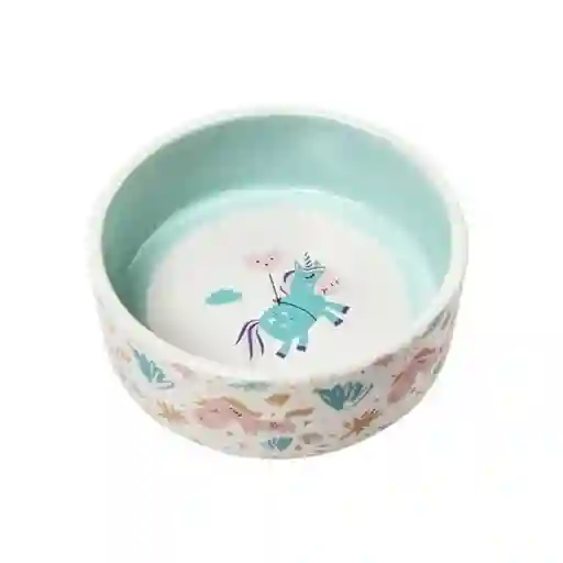 Comedero Ceramico Para Gato O Perro Verde Menta