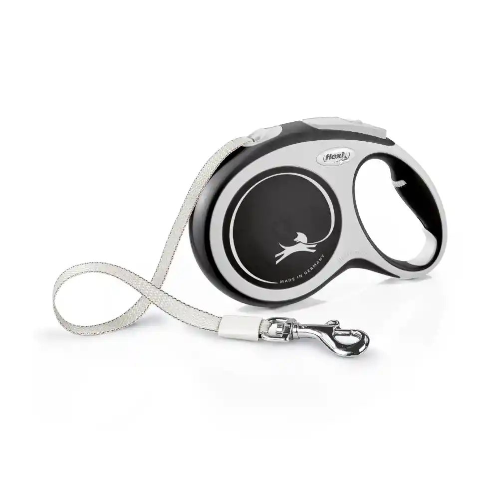 Correa Para Perro Flexi New Comfort Cinta Negro - M