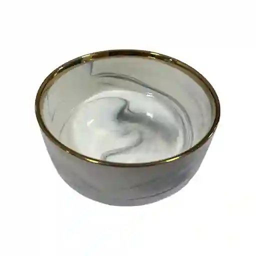 Comedero Ceramico Para Gato O Perro Marmoleado Gris