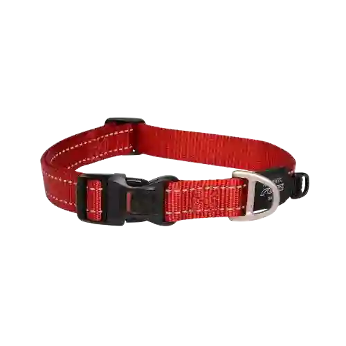 Collar Para Perro Rogz Util Clásico Rojo - S