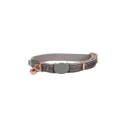 Collar Para Gato Rogz Urban Safety Gris