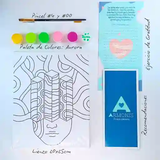 Kit De Arte-terapia: Libérate 20x25cm + Aurora