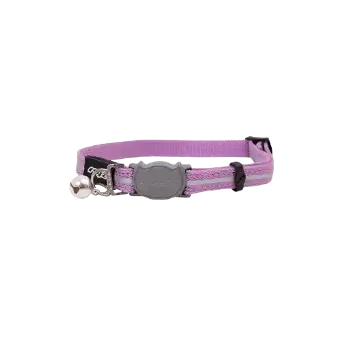 Collar Para Gato Rogz Alley Safety Lila