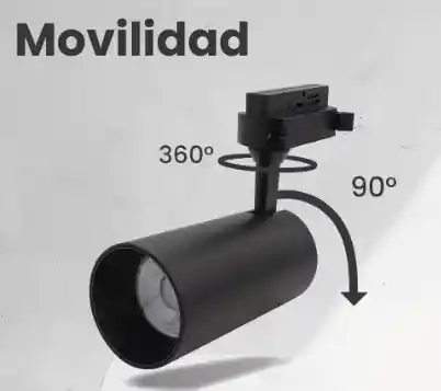 Luz Stop 30w Negro 1606