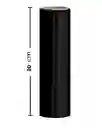 Rollo De Vinipel Industrial Negro 500 Mtrs X 30 Cms Ancho Stretch De Embalaje Empaques