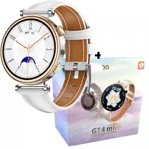 Reloj Smartwatch Mobulaa Gt4 Mini Original Dorado