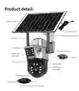 Camara Wifi Solar Exterior/ Con Batería Solar 4k/camara Wifi/ Lente Dual