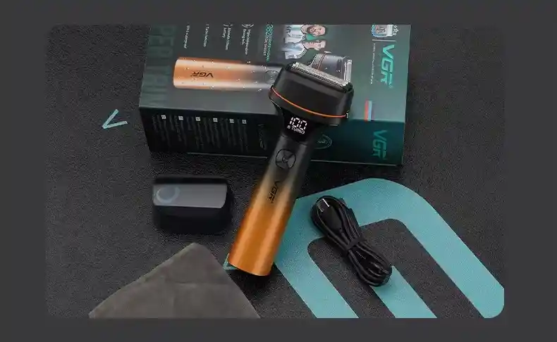 Maquina Afeitadora Recargable Inteligente Color Degradado Vgr 382