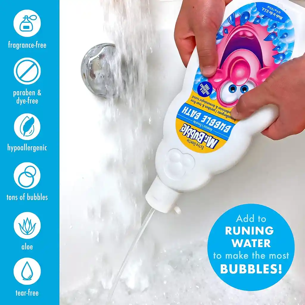 Jabon Burbujas Mrbubble Bebes Niños Adultos Hipoalergenico