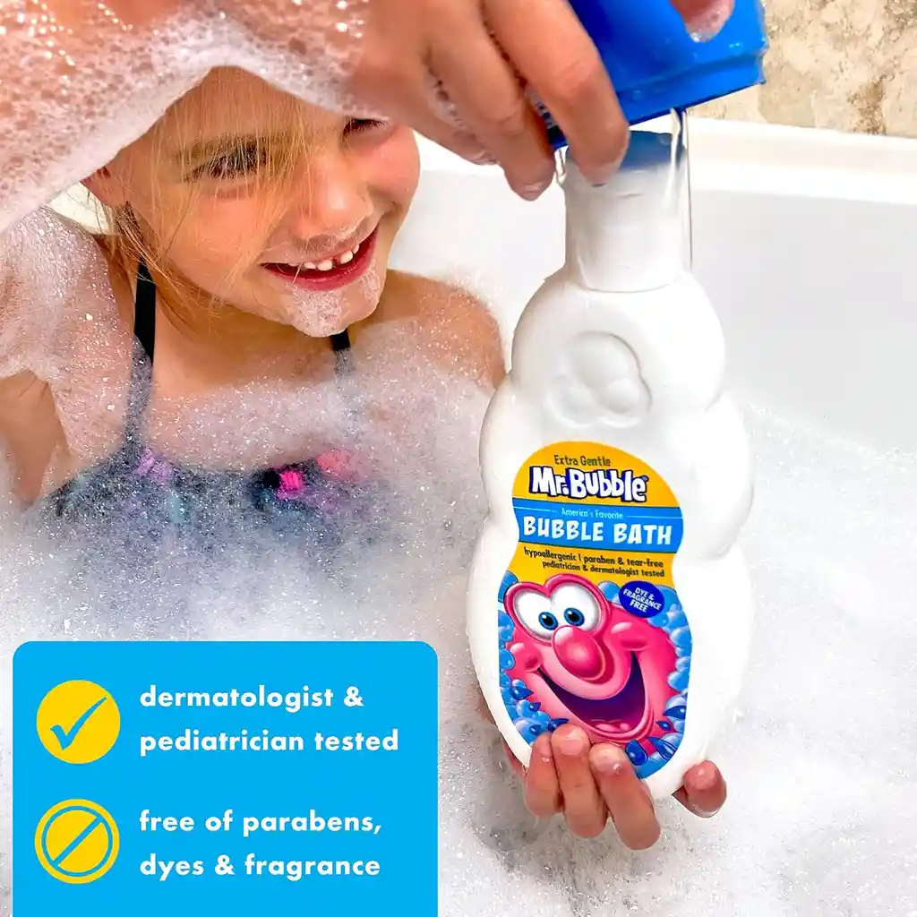 Jabon Burbujas Mrbubble Bebes Niños Adultos Hipoalergenico