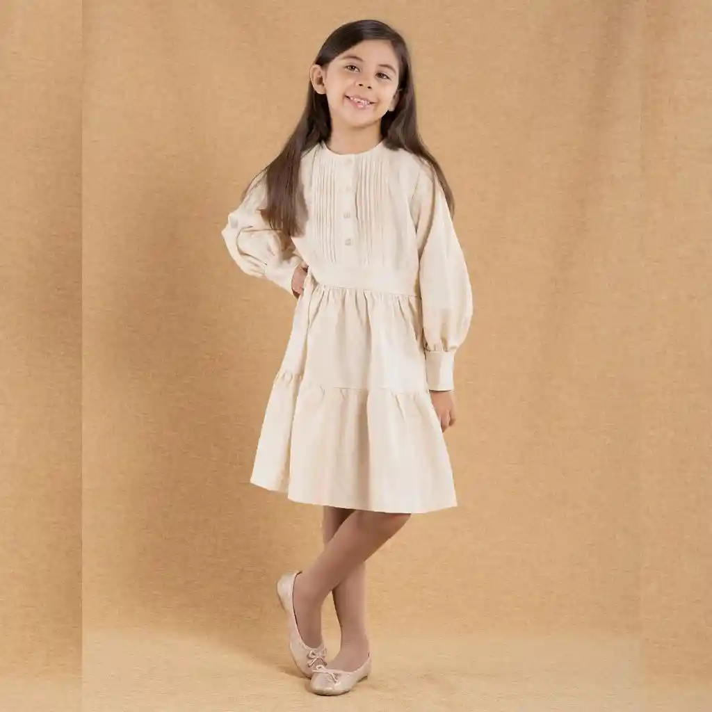 Vestido Erica Ruffled Talla 8