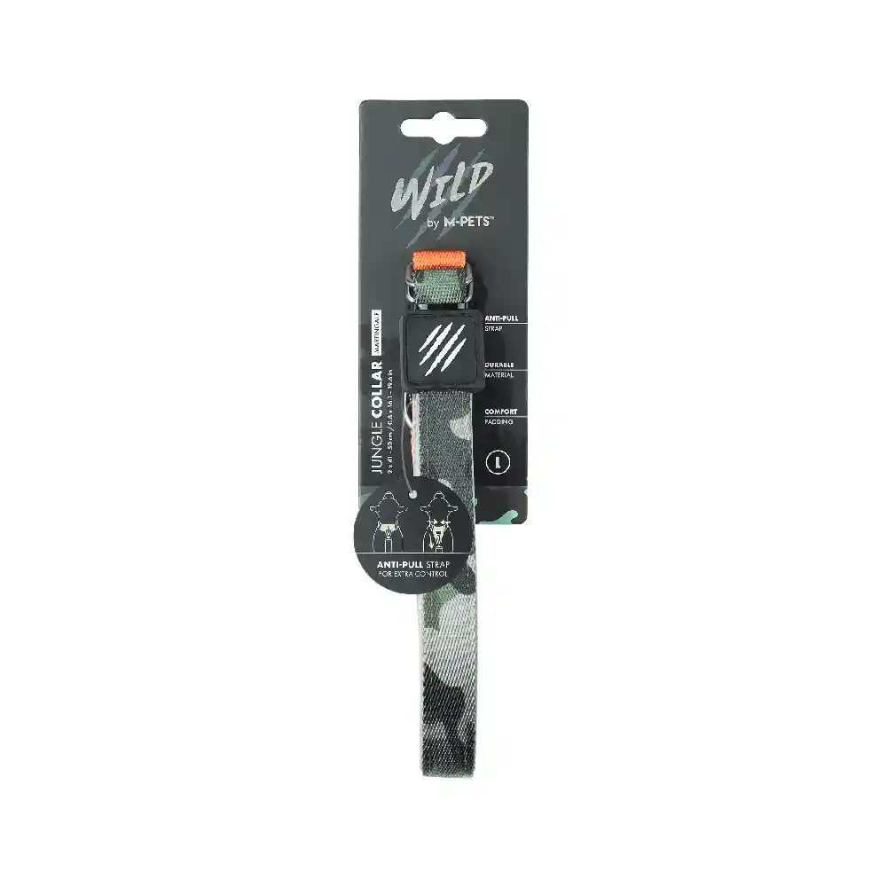 Collar Para Perro Wild Jungle M-pets - L