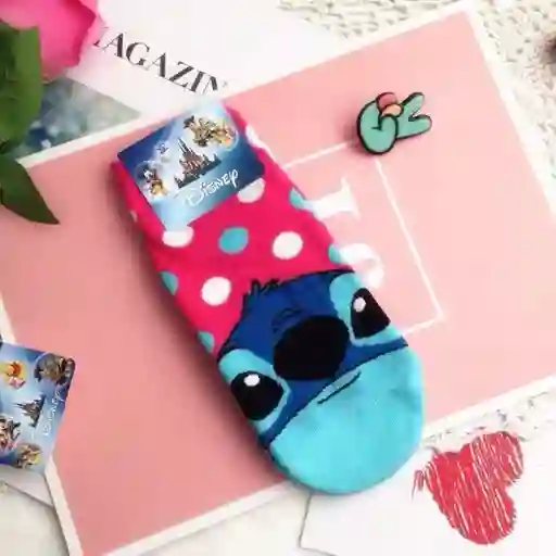 Medias Tobilleras Stitch Dots