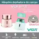 Afeitadora Eléctrica Mujer Shaver Vgr V-737 Usb Led Ipx5