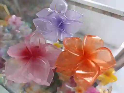 Clip Para Cabello Con Forma De Flor Hawaii X1uni