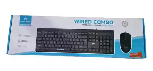 Combo Teclado Y Mouse Mukuso Cable Usb