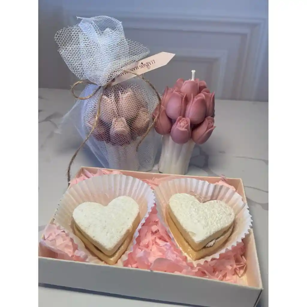 Vela Tulipanes De Luz Y Alfajores