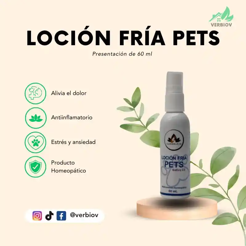 Locion Fria De Cbd Para Mascotas