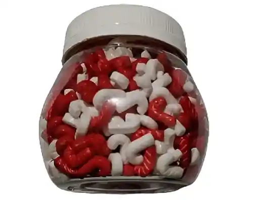 Sprinkles Dulces Comestibles Bastón Navidad X 125grs