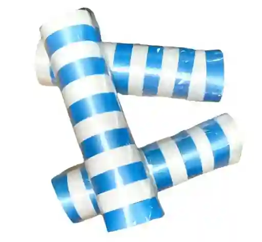 Serpetina Azul Claro Con Blanco X 3 Und