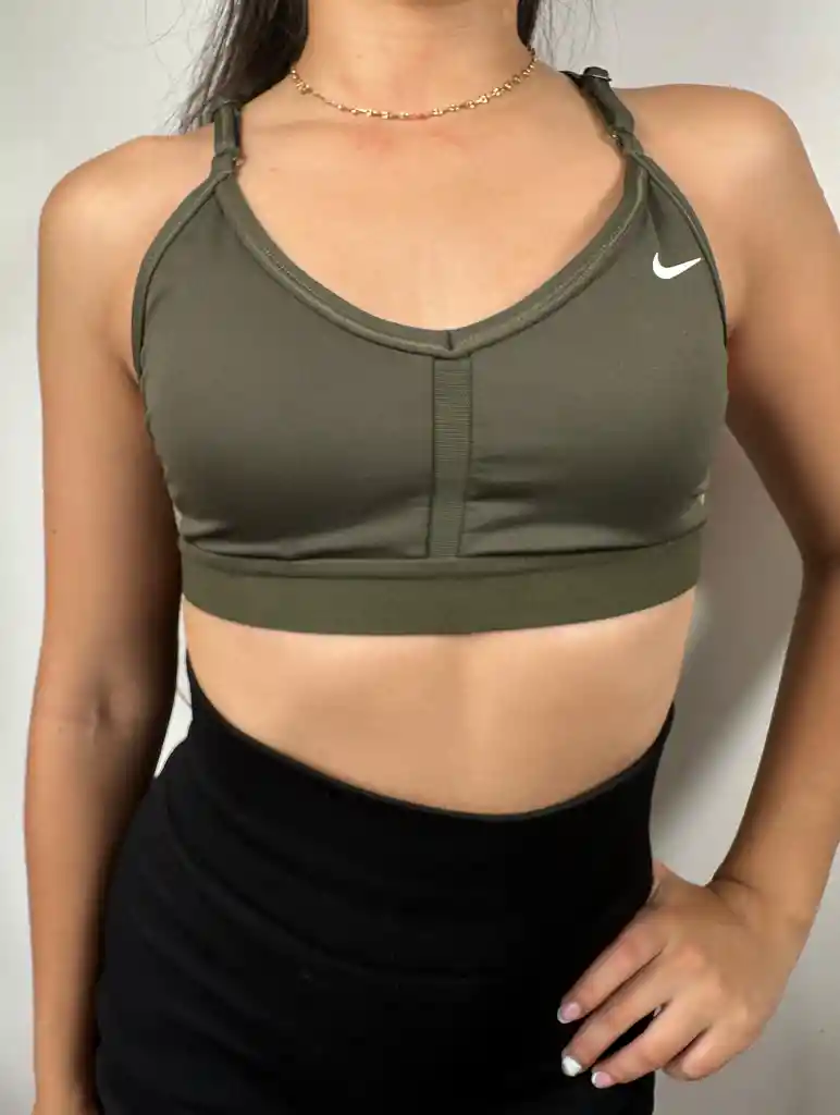 Top Deportivo Nike Dama Verde Talla Xs Fitness Entrenamiento