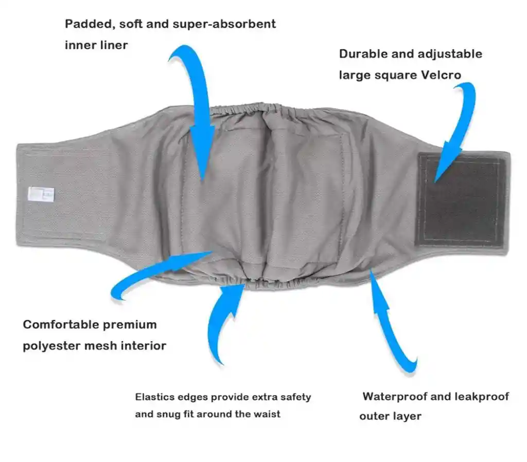 Pañales Reutilizables De Tela Ajustables Impermeable Small X2 Unidades