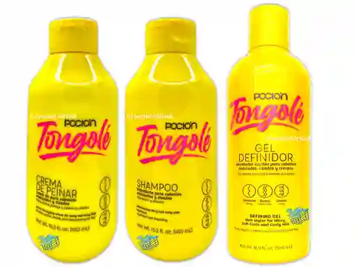 Crema De Peinar, Shampoo Y Gel Definifor De Rizos Pocion Tongole