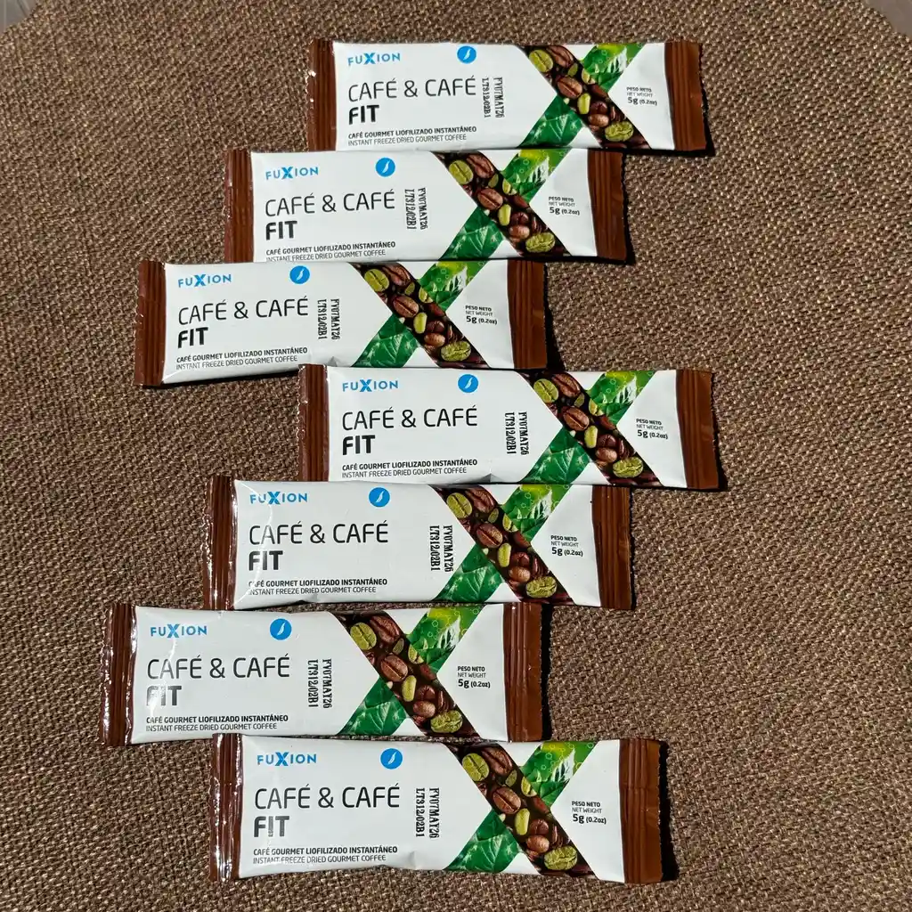 Café Café Fit / Pack X14 Unidades / Fuxion / Productos Naturales / 5g
