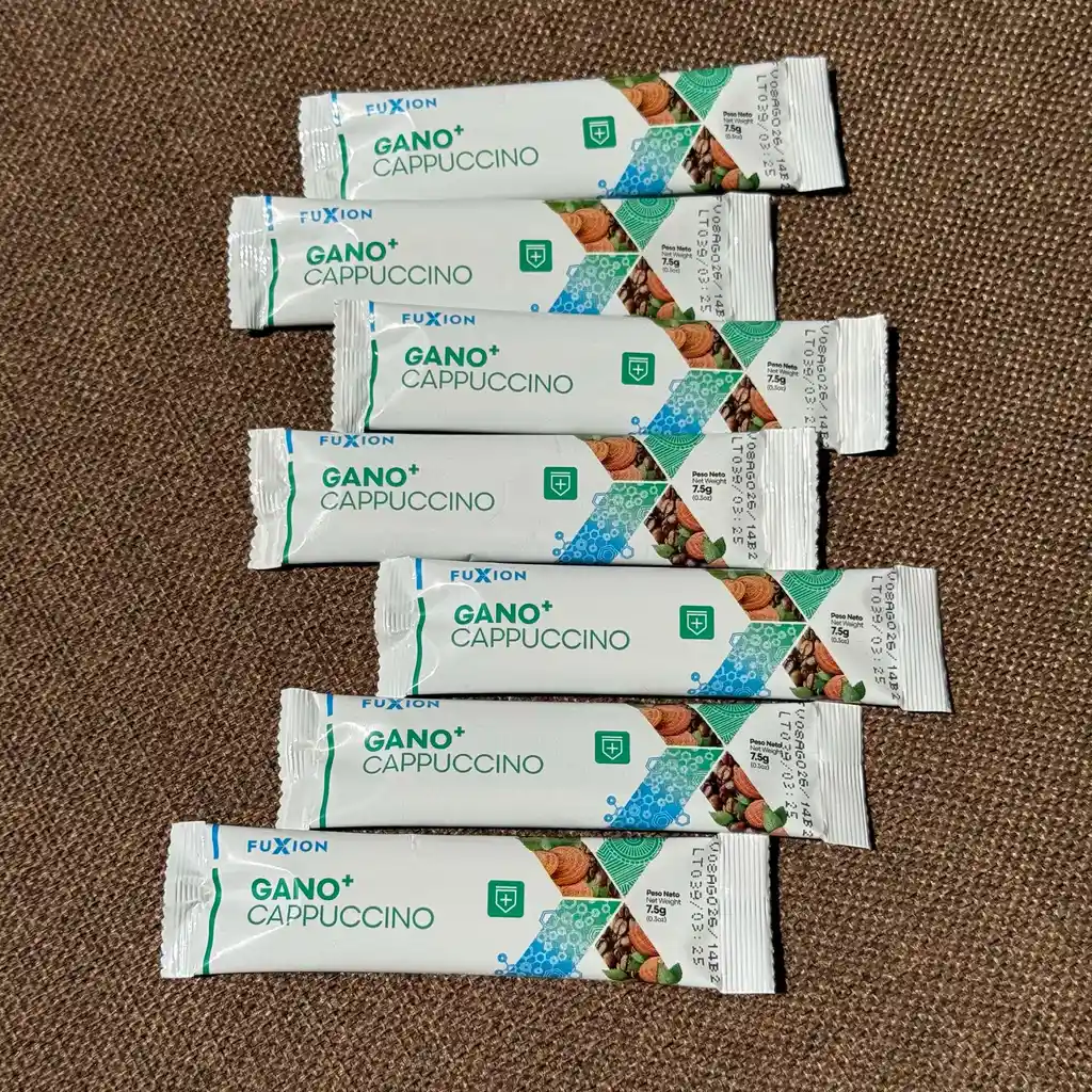 Gano + Cappuccino / Pack X14 Unidades / Fuxion / Productos Naturales / 5g