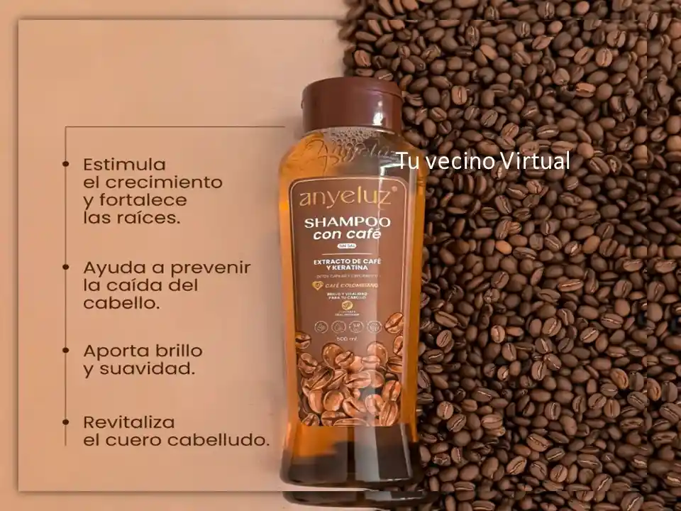 Acondicionador Aloe Vera Y Shampoo Con Cafe Anyeluz