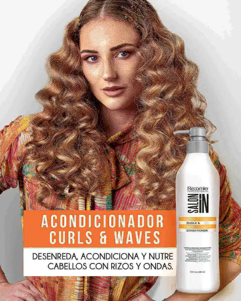 Acondicionador Curls Waves Salon In Recamier X1000 Ml