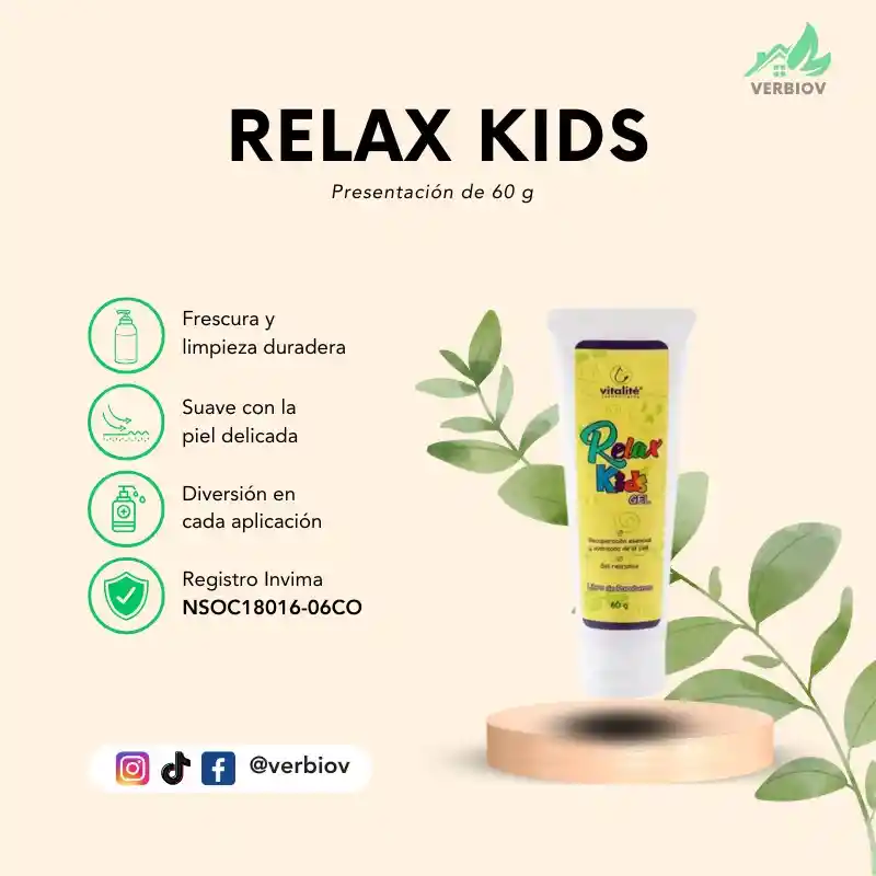 Relax Kids Con Cbd Para Niños - 60g