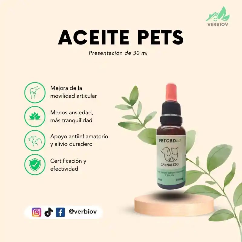 Aceite De Cbd Para Mascotas