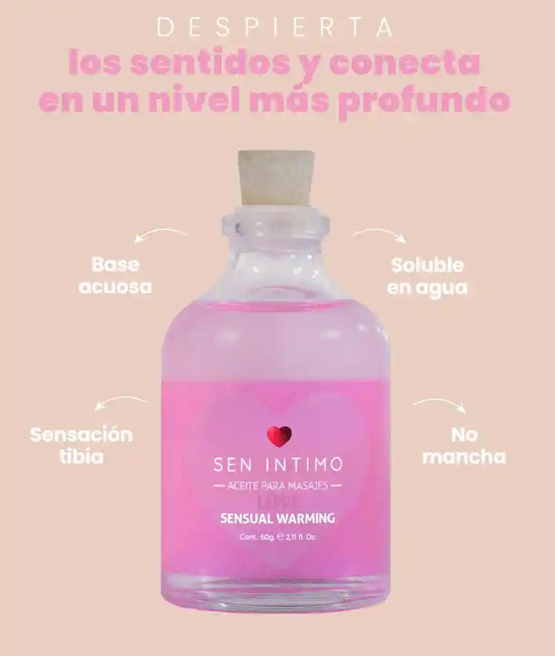 Aceite Masaje Sensual Warming