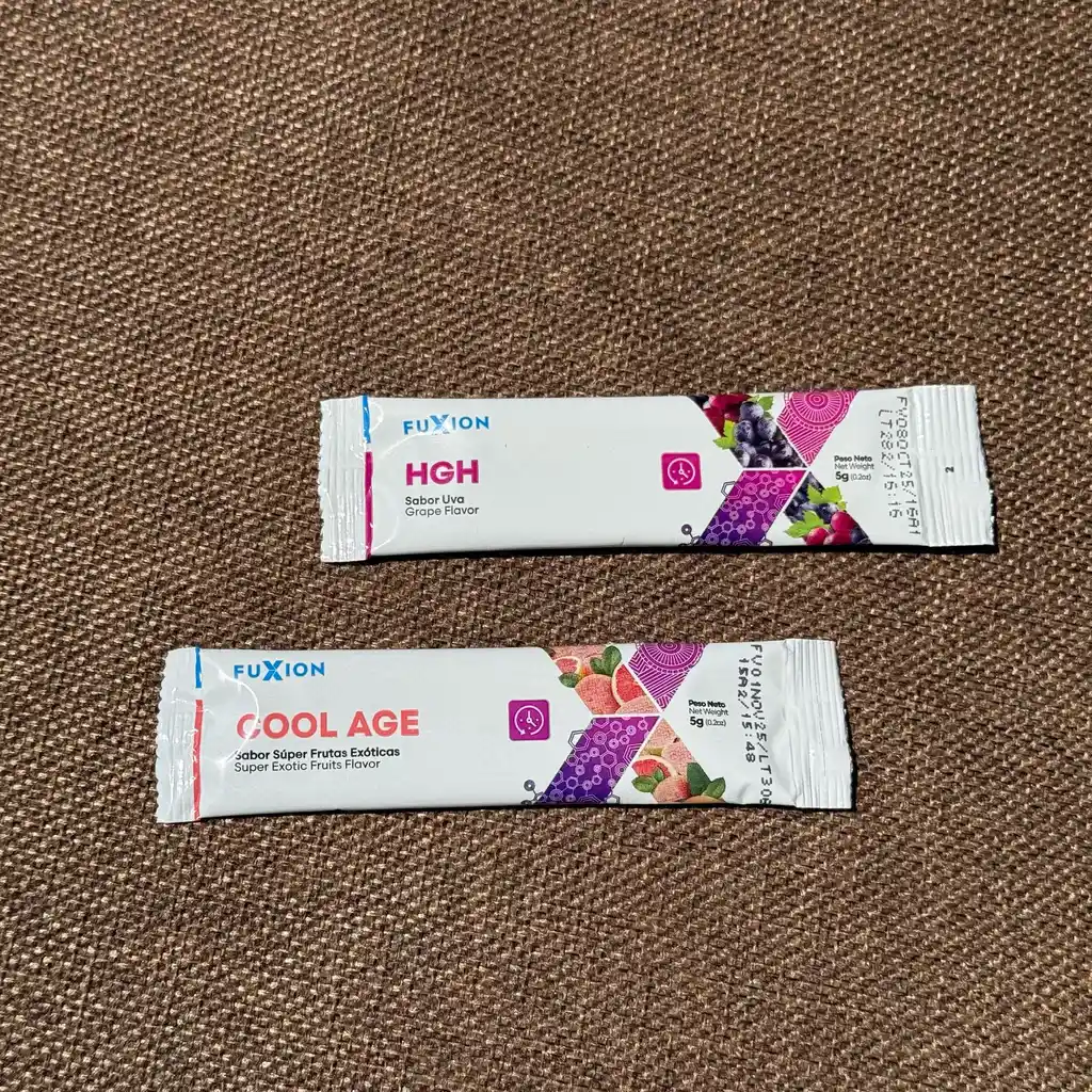 Hgh + Cool Age / Fuxion / Kit Para Cicatrización / Productos Naturales / 5g