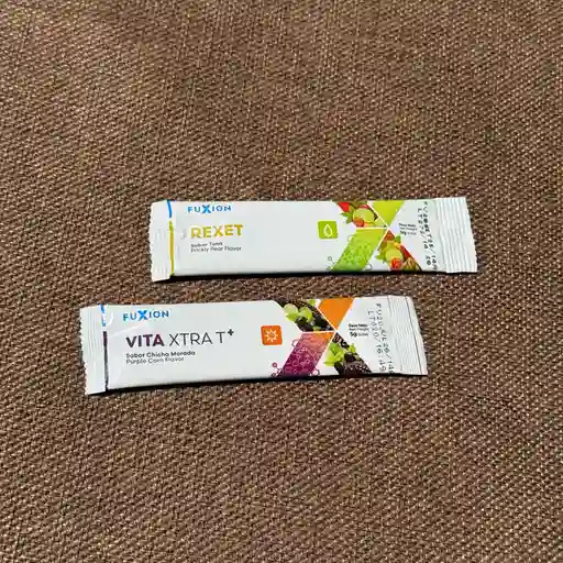Vita Xtra T+ + Rexet / Kit Para La Resaca "guayabo" / Fuxion / Productos Naturales / 5g C/u