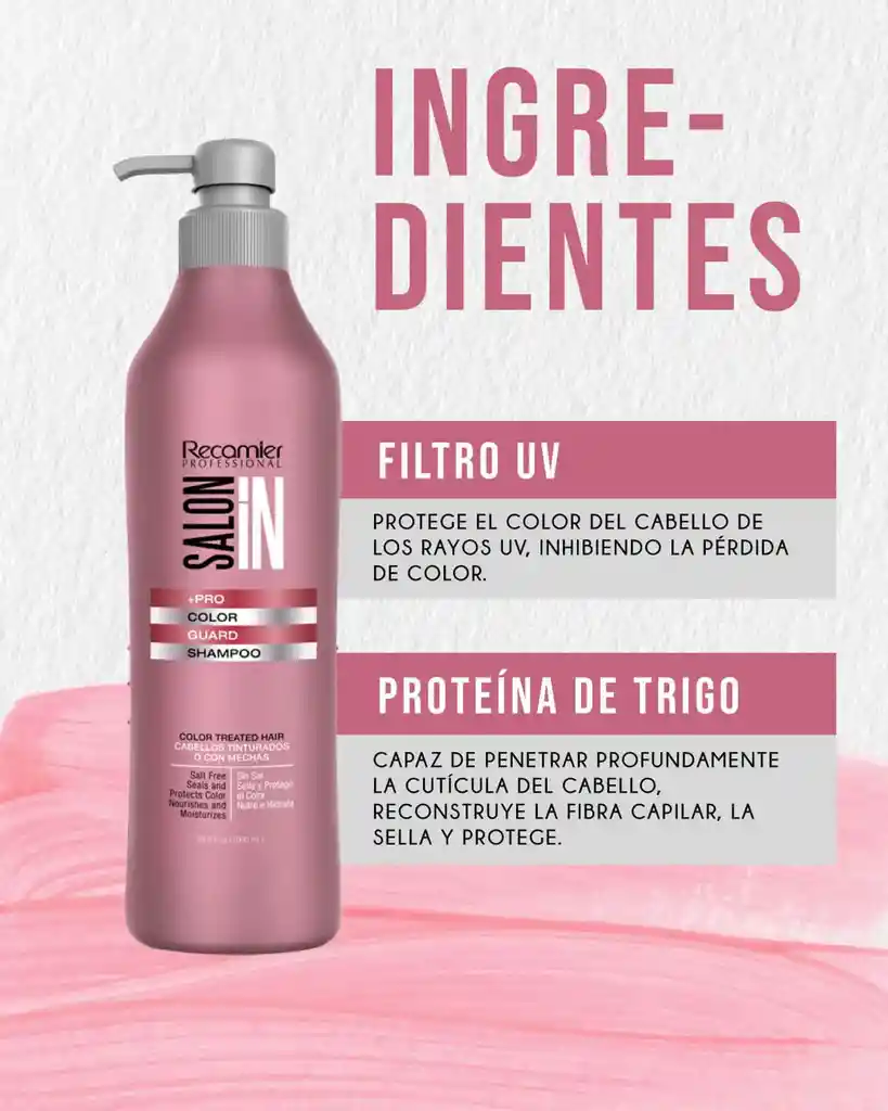 Shampoo Color Guard Salon In Recamier X1000 Ml Sin Sal