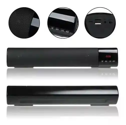 Parlante Barra De Sonido Bluetooth Portátil Sd, Usb, Radio