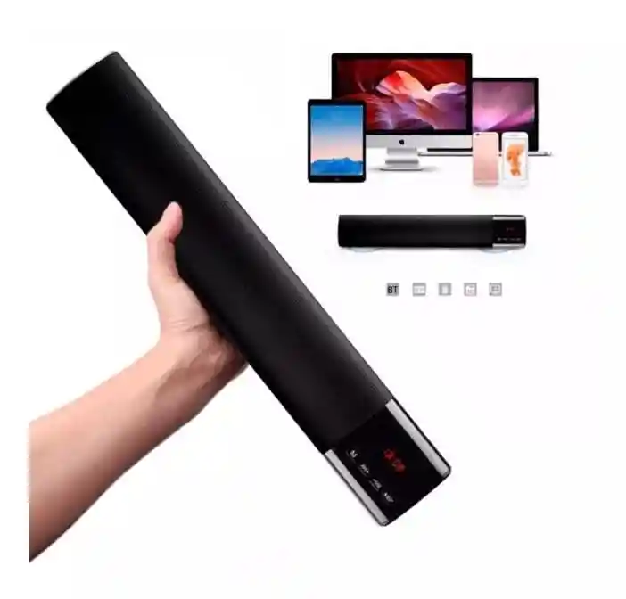 Parlante Barra De Sonido Bluetooth Portátil Sd, Usb, Radio