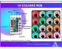 Lámpara Luz Led Proyectora Atardecer Decorativa Profesional Color De La Estructura Negro