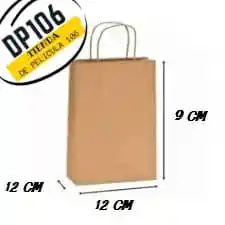 Bolsa Kraft De 12 X 12 Cm X 1 Und