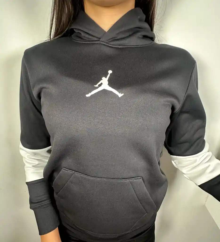 Buzo Jordan Negro Xs Hoddie Nike Tela Calidad Original Saco Capucha