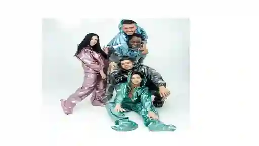 Traje Impermeable Talla M Verde Metalizado Calibre 2.5