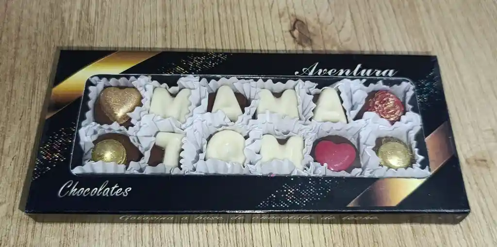 Chocolate Con Mensaje De Feliz Dia Mama
