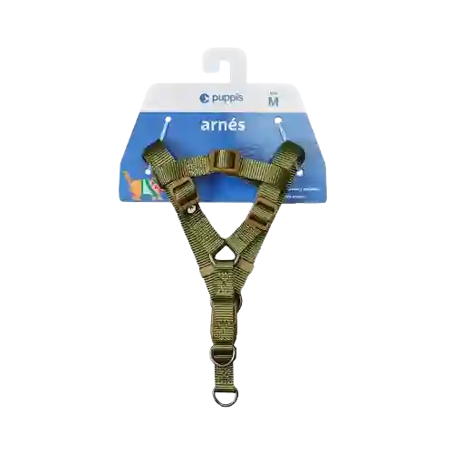 Arnés Para Perro Nylon Oliva Puppis - S