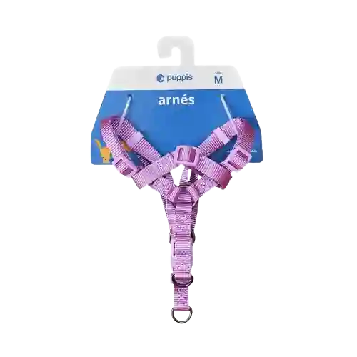 Arnés Para Perro Nylon Morado Puppis - S